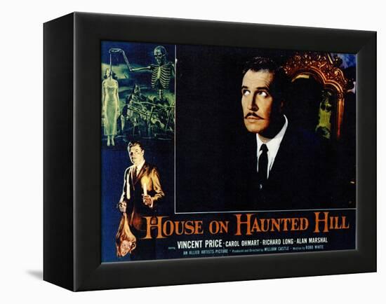 House On Haunted Hill, 1958-null-Framed Stretched Canvas