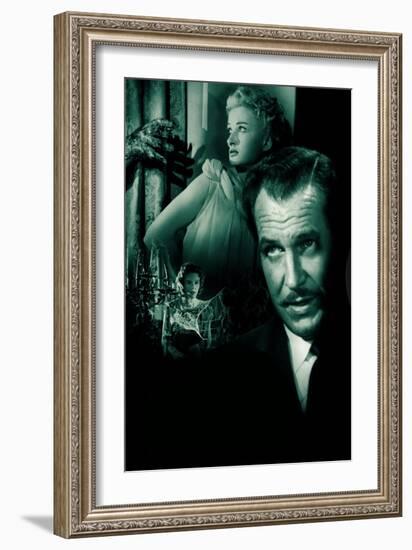 House On Haunted Hill, 1958-null-Framed Art Print