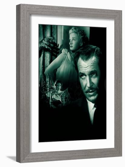 House On Haunted Hill, 1958-null-Framed Art Print