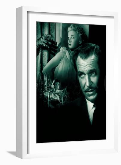 House On Haunted Hill, 1958-null-Framed Art Print