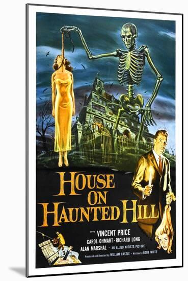House on Haunted Hill, 1959-null-Mounted Giclee Print
