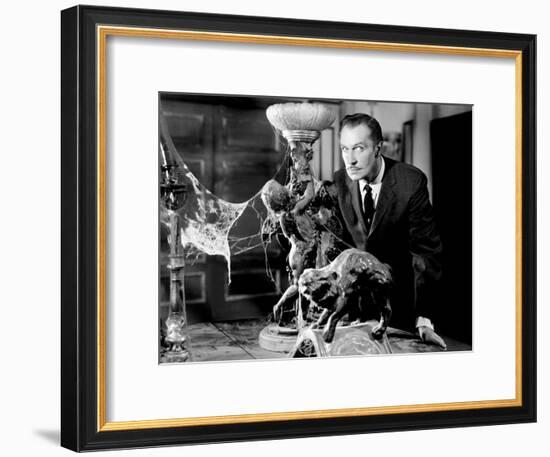 House on Haunted Hill, Vincent Price, 1959-null-Framed Photo