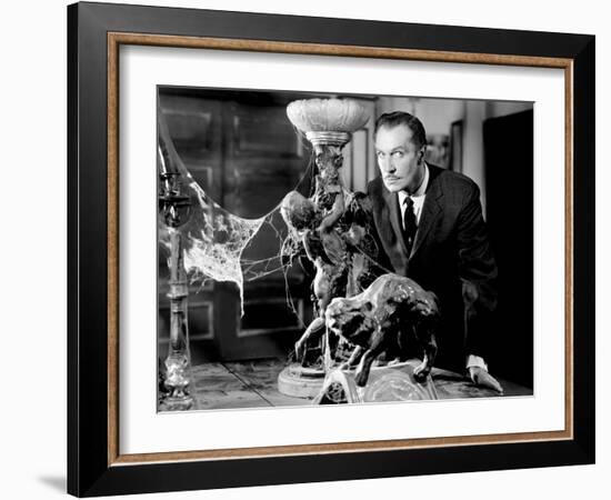 House on Haunted Hill, Vincent Price, 1959-null-Framed Photo