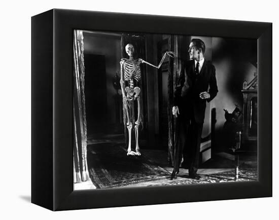 House On Haunted Hill, Vincent Price, 1959-null-Framed Stretched Canvas