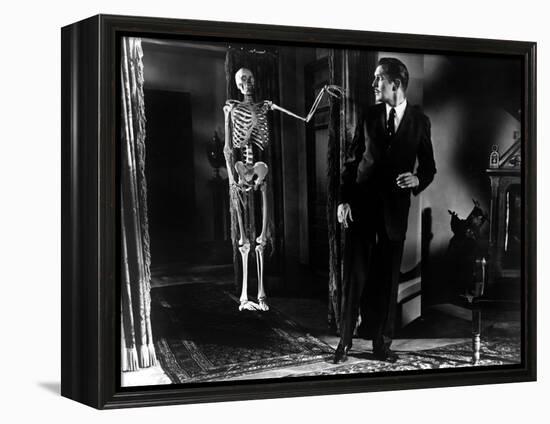 House On Haunted Hill, Vincent Price, 1959-null-Framed Stretched Canvas