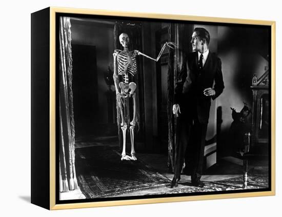 House On Haunted Hill, Vincent Price, 1959-null-Framed Stretched Canvas