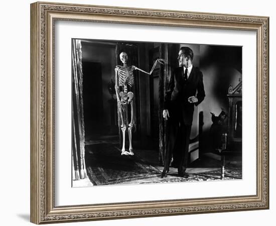 House On Haunted Hill, Vincent Price, 1959-null-Framed Photo