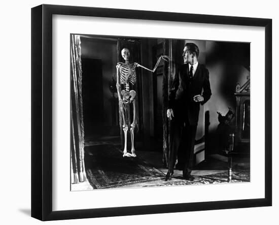 House On Haunted Hill, Vincent Price, 1959-null-Framed Photo