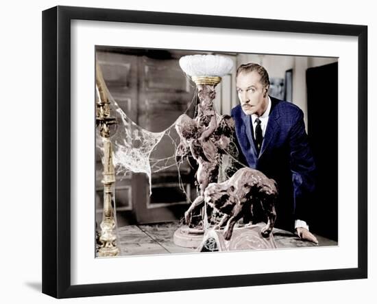 House on Haunted Hill, Vincent Price, 1959-null-Framed Photo