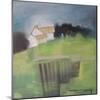 House on Hill with Garden-Tim Nyberg-Mounted Giclee Print