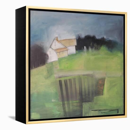 House on Hill with Garden-Tim Nyberg-Framed Premier Image Canvas