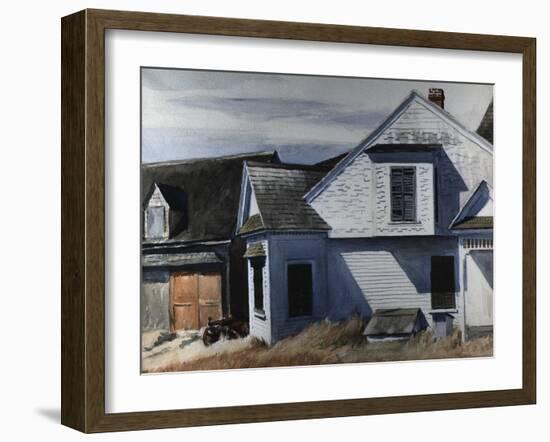 House on Pamet River-Edward Hopper-Framed Giclee Print