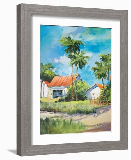 House on the Beach-Jane Slivka-Framed Art Print