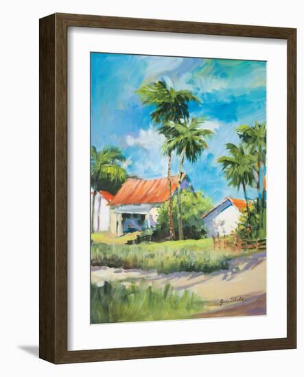 House on the Beach-Jane Slivka-Framed Art Print