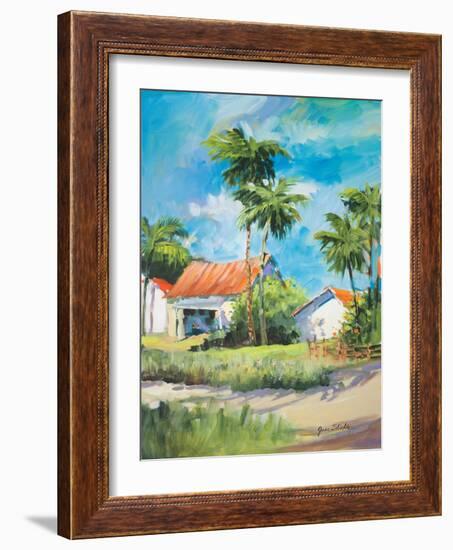 House on the Beach-Jane Slivka-Framed Art Print