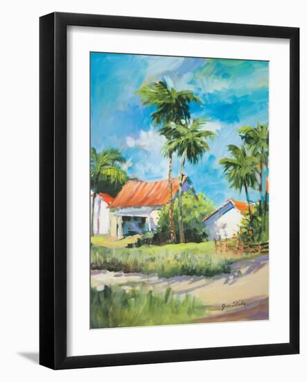 House on the Beach-Jane Slivka-Framed Art Print