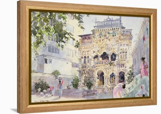 House on the Hill, Bombay, 1991-Lucy Willis-Framed Premier Image Canvas