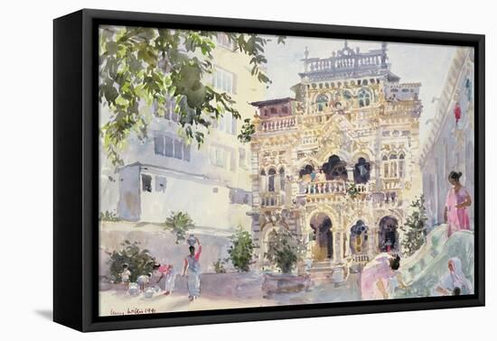 House on the Hill, Bombay, 1991-Lucy Willis-Framed Premier Image Canvas