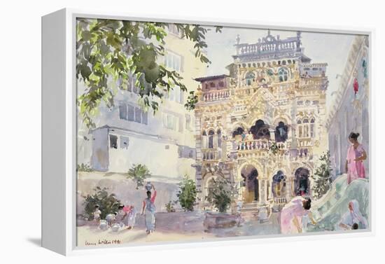 House on the Hill, Bombay, 1991-Lucy Willis-Framed Premier Image Canvas