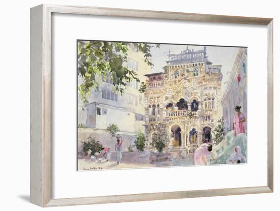 House on the Hill, Bombay, 1991-Lucy Willis-Framed Giclee Print