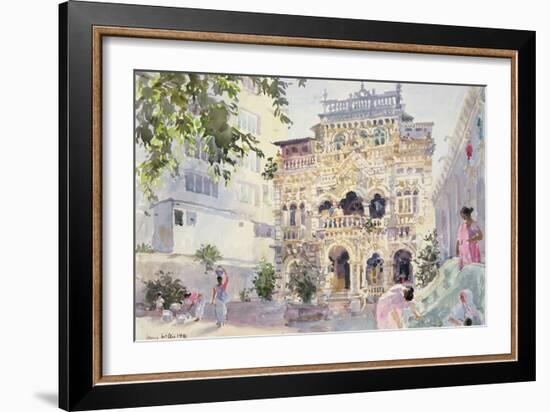 House on the Hill, Bombay, 1991-Lucy Willis-Framed Giclee Print