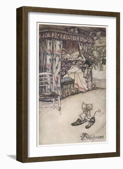 House Plagued by Goblins-Arthur Rackham-Framed Art Print