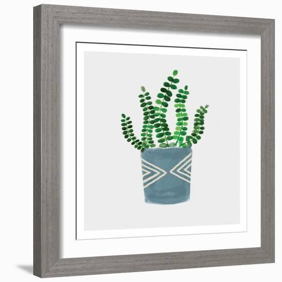 House Pot 5-Boho Hue Studio-Framed Art Print