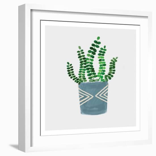 House Pot 5-Boho Hue Studio-Framed Art Print