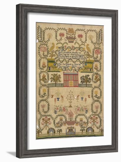 House Sampler, c.1800-null-Framed Giclee Print