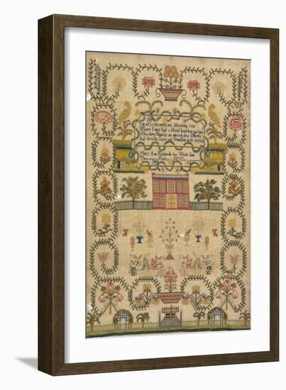 House Sampler, c.1800-null-Framed Giclee Print