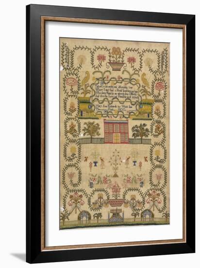 House Sampler, c.1800-null-Framed Giclee Print