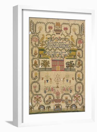 House Sampler, c.1800-null-Framed Giclee Print