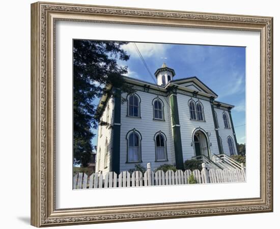 House Where Alfred Hitchcock's the Birds Was Filmed, Bodega Bay, Northern California, USA-Alison Wright-Framed Photographic Print