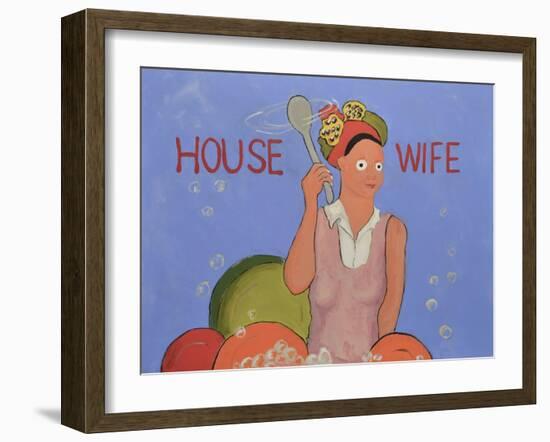 House Wife-Jennie Cooley-Framed Giclee Print