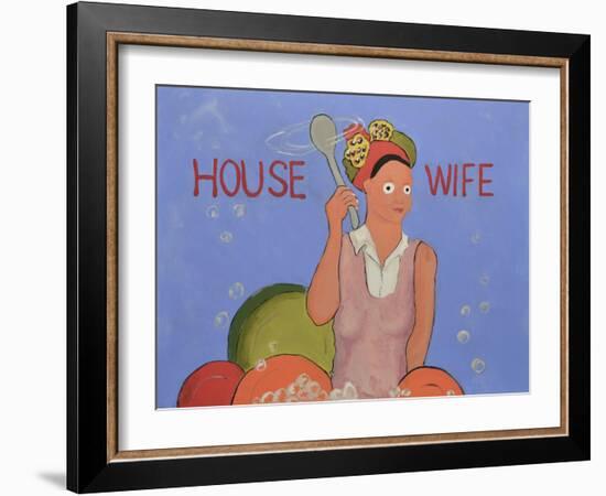 House Wife-Jennie Cooley-Framed Giclee Print