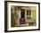 House with Green Shutters, in the Nevre Region of Burgundy, France, France-Michael Busselle-Framed Photographic Print