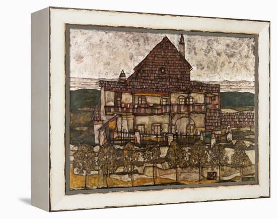 House with Shingle Roof (Old House I), 1911-Egon Schiele-Framed Premier Image Canvas