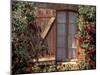 House with Summer Roses, Vaucluse, France-Walter Bibikow-Mounted Photographic Print