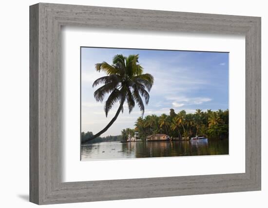 Houseboat, Backwaters, Alappuzha or Alleppey, Kerala, India-Peter Adams-Framed Photographic Print