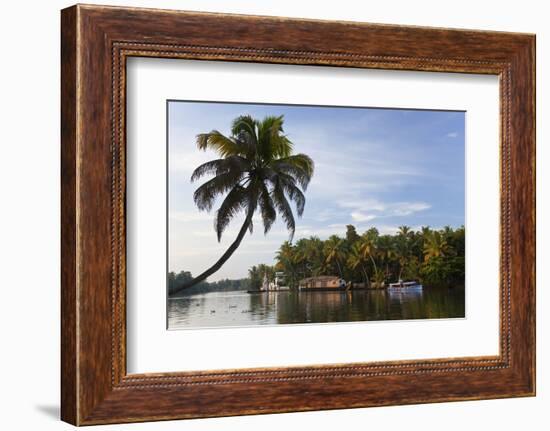 Houseboat, Backwaters, Alappuzha or Alleppey, Kerala, India-Peter Adams-Framed Photographic Print