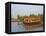 Houseboat for Tourists on the Backwaters, Allepey, Kerala, India, Asia-Tuul-Framed Premier Image Canvas