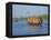 Houseboat for Tourists on the Backwaters, Allepey, Kerala, India, Asia-Tuul-Framed Premier Image Canvas