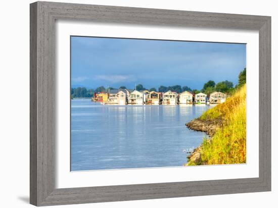 Houseboats-Anton Foltin-Framed Photographic Print