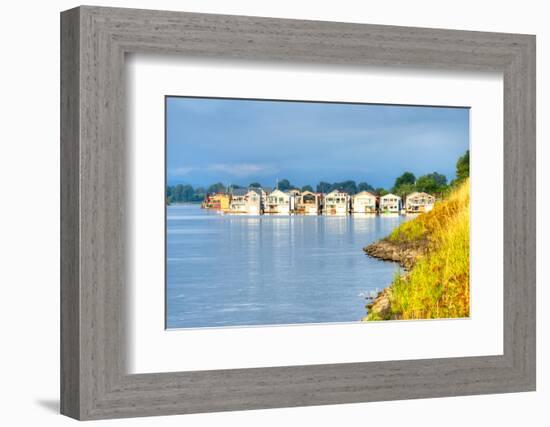 Houseboats-Anton Foltin-Framed Photographic Print