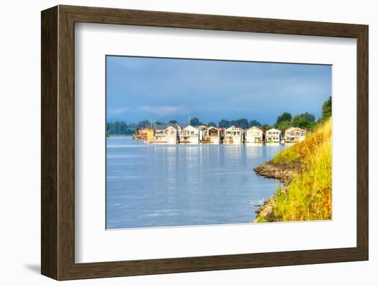 Houseboats-Anton Foltin-Framed Photographic Print