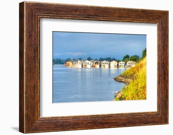 Houseboats-Anton Foltin-Framed Photographic Print