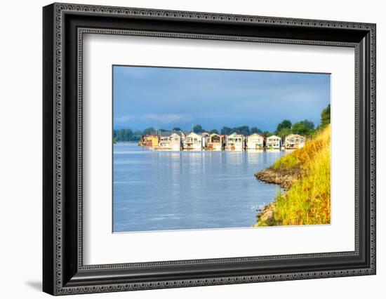 Houseboats-Anton Foltin-Framed Photographic Print