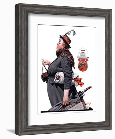 "Housekeeper", March 27,1920-Norman Rockwell-Framed Giclee Print