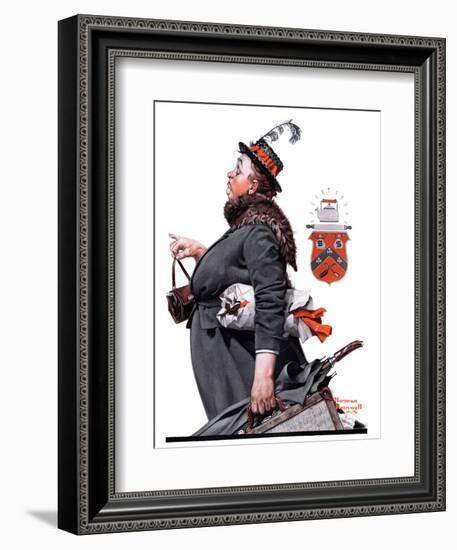 "Housekeeper", March 27,1920-Norman Rockwell-Framed Giclee Print