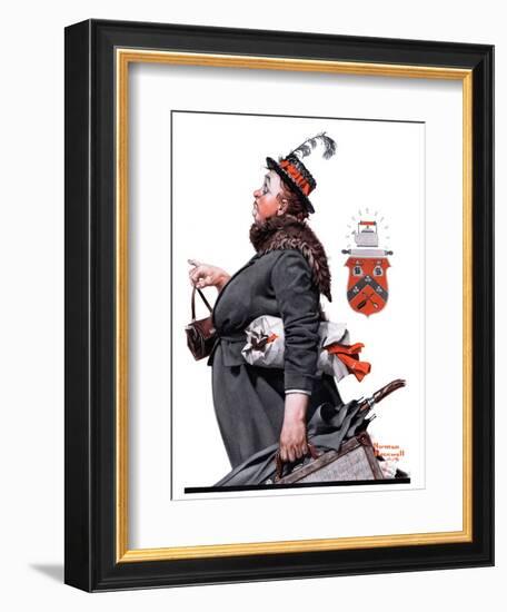 "Housekeeper", March 27,1920-Norman Rockwell-Framed Giclee Print